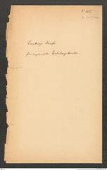 k.k. naturhistorisches Hofmuseum, Intendanzakten 1885-1896 (Hauer), Aktenzahl Z.525/1889, Seite 1